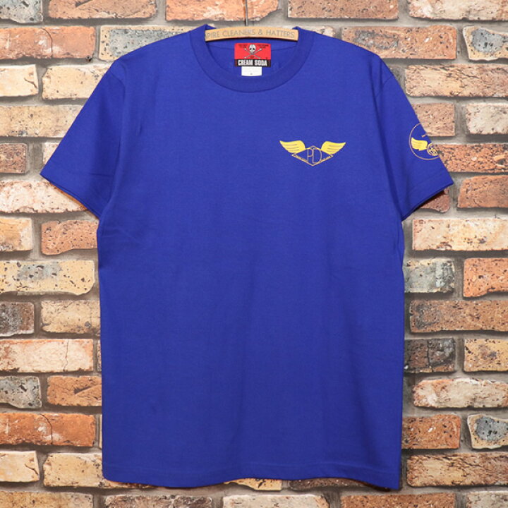 楽天市場】CREAM SODAクリームソーダ CS R＆R BASE Tシャツ BLUE 