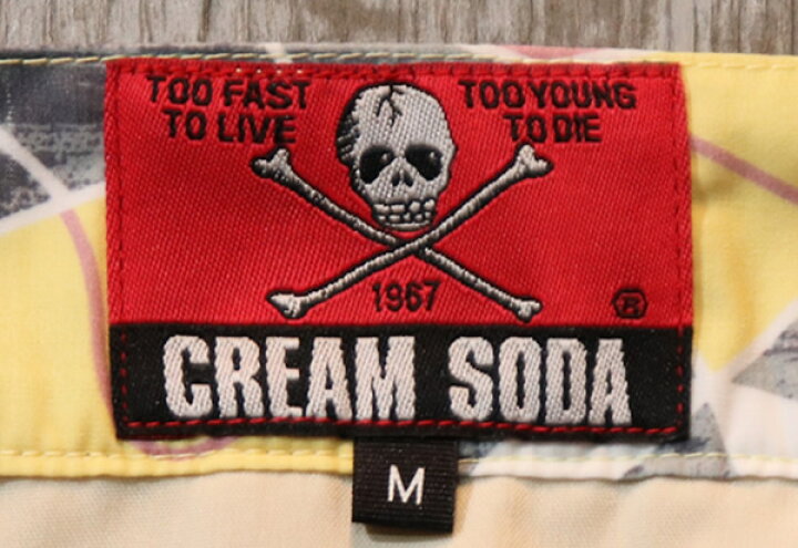 楽天市場】CREAM SODAクリームソーダ CSキドニーシェイプハーフパンツ 