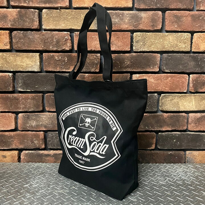 楽天市場】CREAM SODA クリームソーダ CS新ドクロトートバッグ PD24BAG 