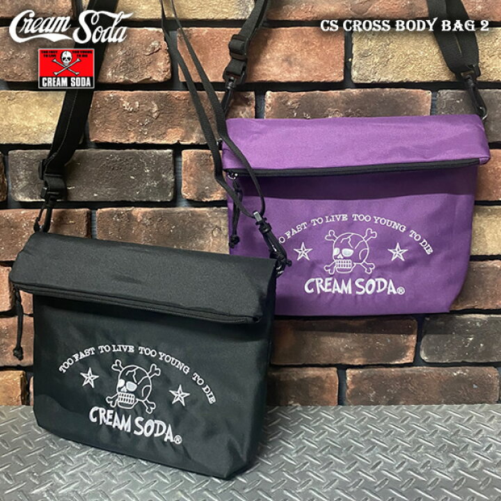 楽天市場】CREAM SODA クリームソーダ CS CROSS BODY BAG 2 クロス 