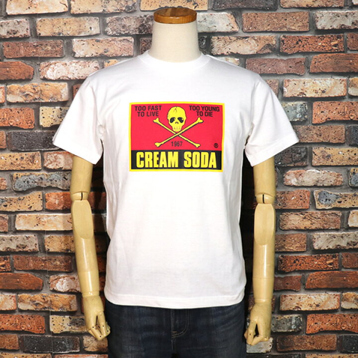 楽天市場】CREAM SODA クリームソーダ CS カクドクロTシャツ PD00T-07 