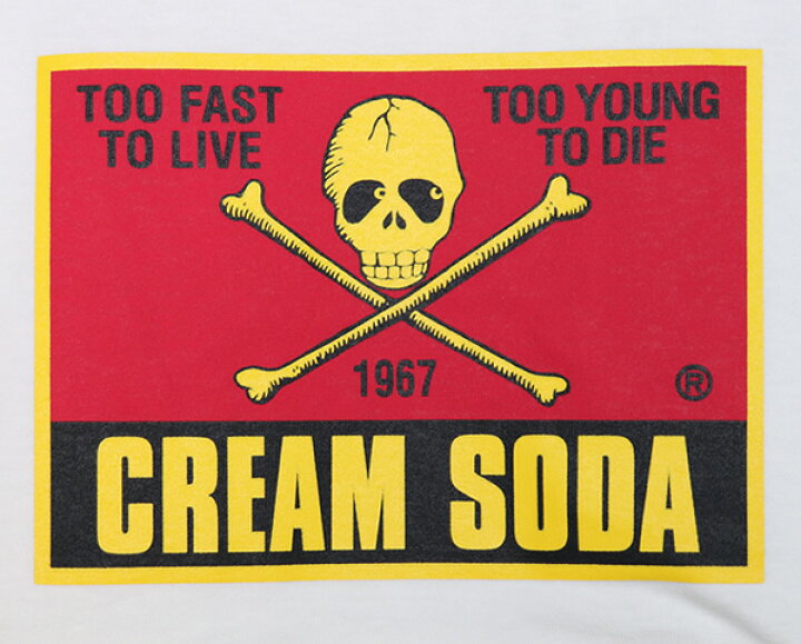 楽天市場】CREAM SODA クリームソーダ CS カクドクロTシャツ PD00T-07 