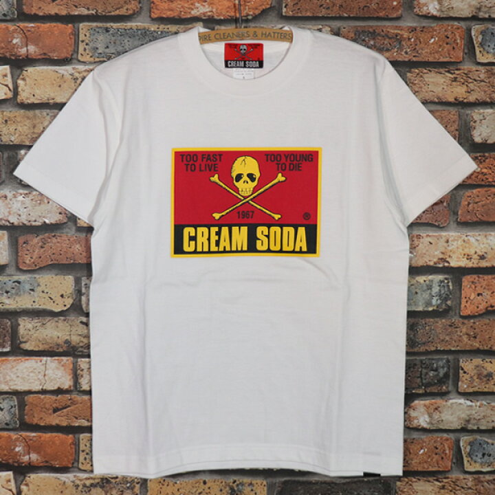 楽天市場】CREAM SODA クリームソーダ CS カクドクロTシャツ PD00T-07 