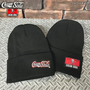 CREAM SODA �N���[���\�[�_ CS �j�b�g�L���b�v PD25GS-02BLACK