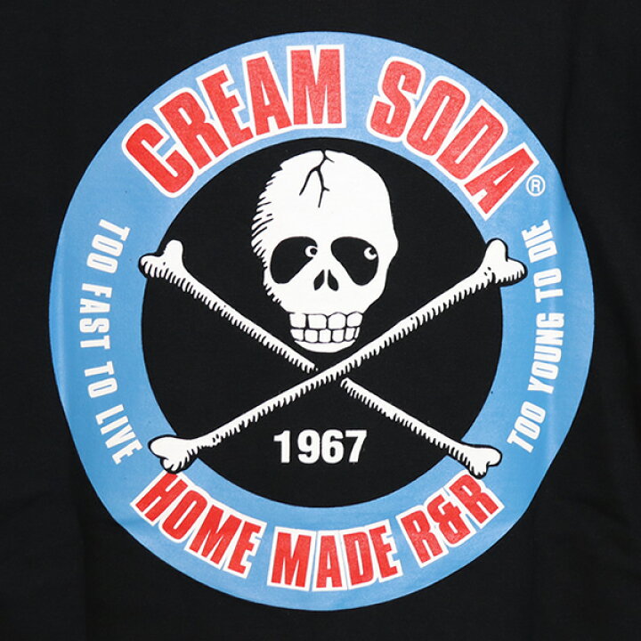 楽天市場】CREAM SODA クリームソーダ CS HMRサークルTシャツBLACK 
