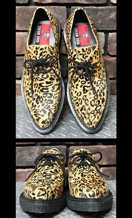 楽天市場】CREAM SODAクリームソーダ◇CS ラバーソール◇◇LEOPARD 