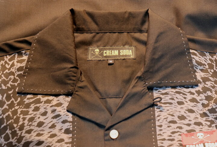 楽天市場】CREAM SODAクリームソーダ◇CSヒョウ柄切り替えしシャツ 