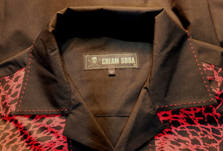 楽天市場】CREAM SODAクリームソーダ◇CSヒョウ柄切り替えしシャツ 