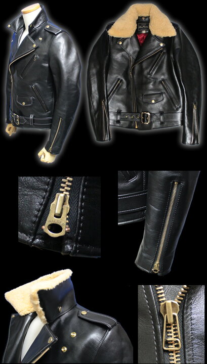 楽天市場】DRY BONESドライボーンズ◇DB Horse Hide Motorcycle Jacket 