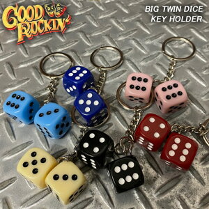 GOOD ROCKIN'�O�b�h���b�L����BIG TWIN DICE KEY HOLDER���r�b�O�c�C���_�C�X�L�[�z���_�[