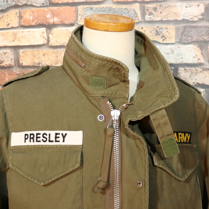 楽天市場】HOUSTON ヒューストン CUSTOM M-65 JACKET PRESLEY 51280 