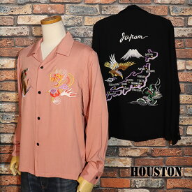 HOUSTON ヒューストン SOUVENIR L/S SHIRT スーベニアシャツ スカシャツ 41069 MAP 41069