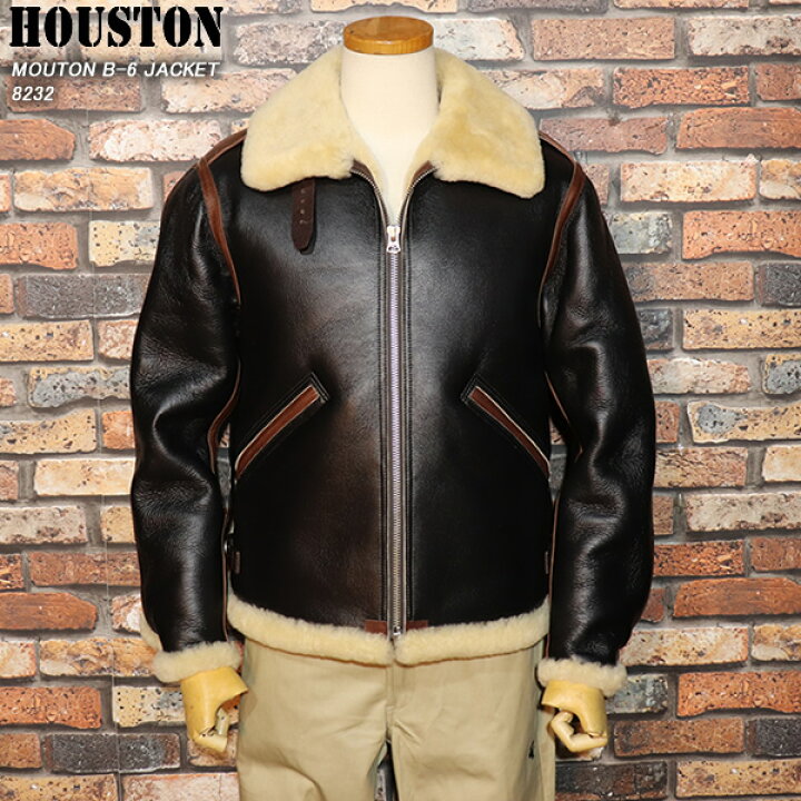 楽天市場】HOUSTON ヒューストン MOUTON B-6 JACKET B6フライト 