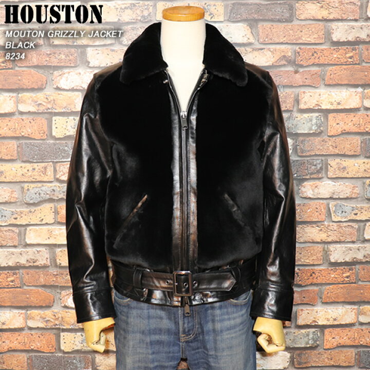 楽天市場】HOUSTON ヒューストン MOUTON GRIZZLY JACKET グリズリー 