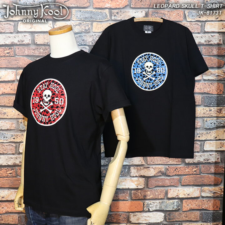 楽天市場】Johnny KoolジョニークールLEOPARD SKULL T-SHIRTヒョウ柄 