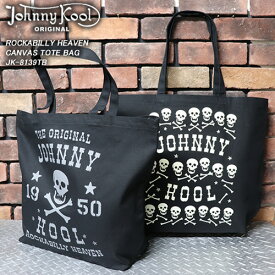 JOHNNY KOOLジョニークール◆ROCKABILLY HEAVEN CANVAS TOTE BAG◆JK-8139TB