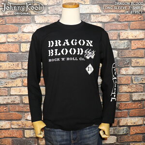 JOHNNY KOOL �W���j�[�N�[�� DRAGON BLOOD LONG SLEEVE T-SHIRT �h���S���u���b�h����T�V���c JK-8195LT