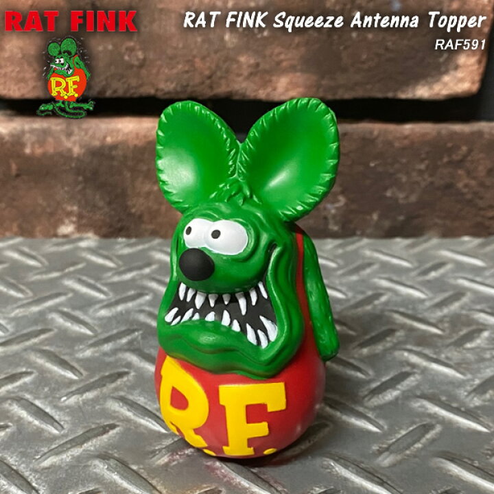 楽天市場】RAT FINKラットフィンクRAT FINK Squeeze Antenna Topper 