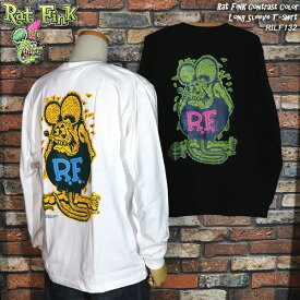 RAT FINKラットフィンクMOONEYESムーンアイズContrast Color Long Sleeve T-shirt コントラストカラーロングスリーブTシャツRILF132