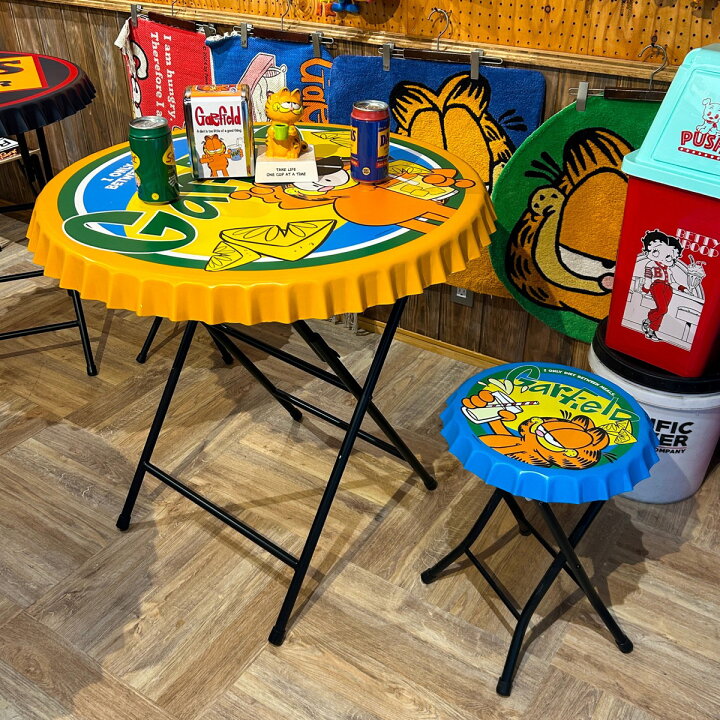 楽天市場】BOTTLE CAP TABLE＆CHAIR ☆BETTY BOOP ☆GARFIELD 