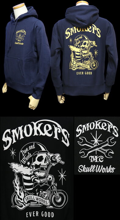 楽天市場】SKULL WORKSスカルワークス◇SW スカルMCヘビープルパーカー 
