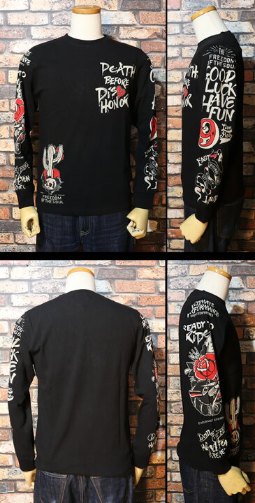 楽天市場】SKULL WORKSスカルワークス◇SW タトゥーロンT◇111950 