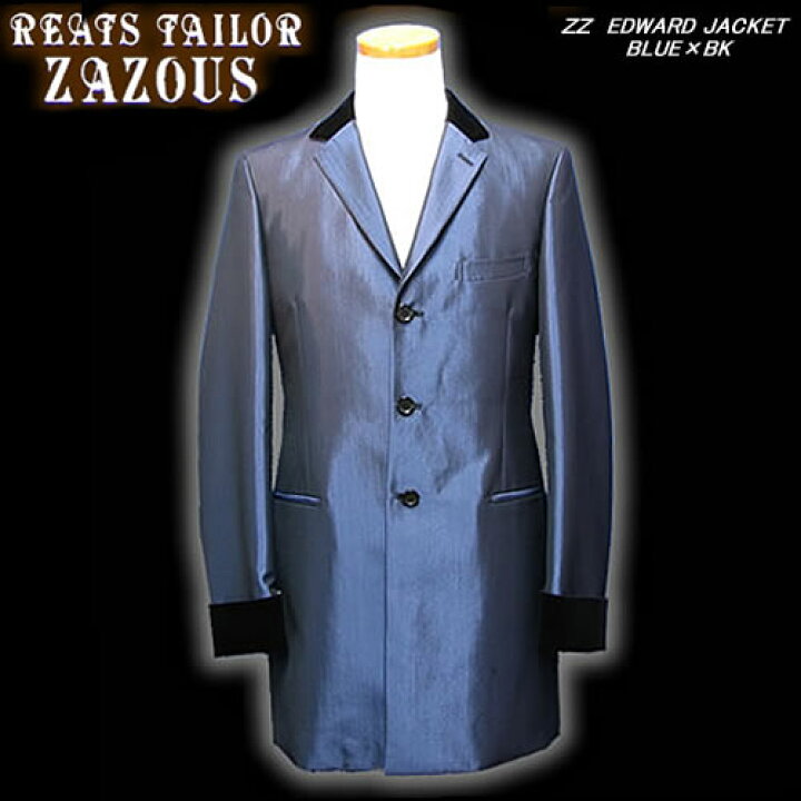 楽天市場】☆ZAZOUSザズーEDWARD JACKETBLUE×BK : CREAM SODA SHOP 