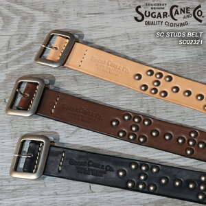 SUGAR CANE�V���K�[�P�[����SC STUDS BELT�X�^�b�Y�x���g��SC02321