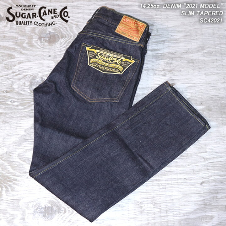 楽天市場】SUGAR CANE シュガーケーン 14.25oz. DENIM 2021 MODEL SLIM 