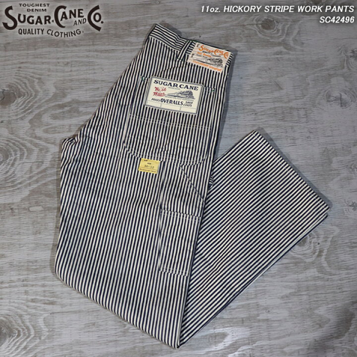 楽天市場】SUGAR CANE シュガーケーン 11oz. HICKORY STRIPE WORK 