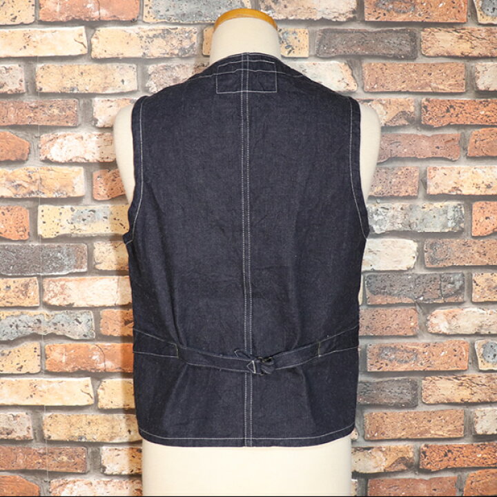 楽天市場】SUGAR CANE シュガーケーン 11oz. BLUE DENIM WORK VEST 