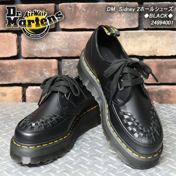 楽天市場 Dr Martensドクターマーチン Dm Sidney 2ホールシューズ Black Cream Soda Shop Garage Paradise