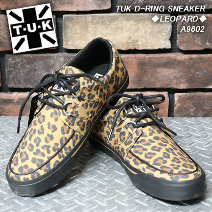 楽天市場】TUKティーユーケー◇TUK D-RING SNEAKER◇◇LEOPARD◇A9602 