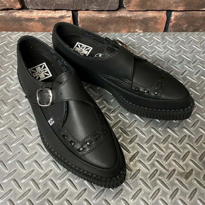 楽天市場】T.U.K.Pointed Buckle Creeperモンクストラップポインテッド 