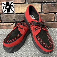 T.U.K. ティーユーケー Red & Black Suede Viva Mondo Creeper レッド＆ブラック ビバ・モンドクリーパー…
