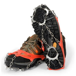 Active Island アイゼン 13本爪 チェーンスパイク 登山 雪山 軽量 簡単 a860