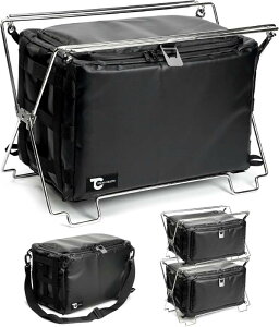 TOKYO CRAFTS コードユニット シェルフ ラック 収納 拡張可 3段 2段 キャンプ 焚き火テーブル ステンレス製 折り畳み式