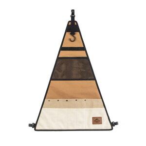 Naturehike キャンプ用三角形の吊り袋ズック生地軽量化コンパクトクッキングツール 収納袋 吊り下げツールロールポーチ 保管バッグ キャンプ 調味料入れ 食器収納バッグ アウトドア キャン