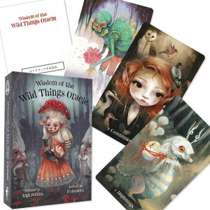 �y���{�������t���z�E�B�Y�_���E�I�u�E���C���h�E�V���O�X�E�I���N�� Wisdom of the Wild Things Oracle �I���N���J�[�h FLATLAND ���K�i �������イ�����̂���Ƃ���