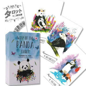 �E�F�C �I�u �U �p���_ �^���b�g�F�h���[�� �G�f�B�V���� Way of the Panda tarot: Dream Edition �^���b�g�肢�� ���{�������t�� FLATLAND ���K�i �^���b�g�J�[�h 78��