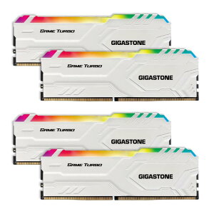 y^ DDR4zGIGASTONE Game TURBO 16GBx4 (64GB Kit) DDR4 3600MHz PC4-28800 CL 18-22-22-42 Intel XMP 2.0 AMD Ryzen 1.35V UDIMM 288