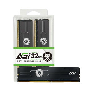 AGI fXNgbvPCp DDR4 U-DIMM 3200MHz 16GBx2 (32GB) CL22, 288-pin q[gXvb_[t UD138