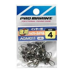 �v���}����(PRO MARINE) �C���^�[�X�i�b�v�t�n�C�p�[�X�C�x�� 4�����p AGM011-4