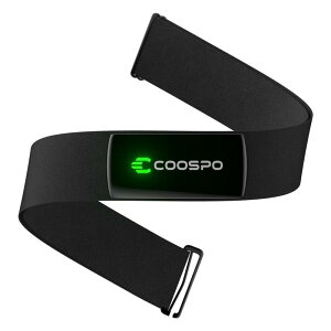 COOSPO H9Z �S���Z���T�[ �S���v ANT+��Bluetooth5.0 �[�d���n�[�g���[�g�Z���T�[ �S�������� �S���]�[���C���W�P�[�^�[���C�g IP67�h�� �T�C�N���R���s���[�^�Ή� ���[�h�o�C�N/�g���[�j���O�p Stra