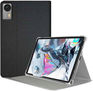 YCJDP �^�u���b�g�P�[�X Headwolf Titan 1 �p�̃J�o�[ Widevine L1 �Ή� Android15 �^�u���b�g 8�C���` �y�� 360°�S�ʕی� �X�^���h�@�\ �����p���� �Ռ��z�� �C�菝�h�~ �ω��� ������h���܂��i�u���b�N