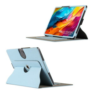 MINGFENG �P�[�X Fro TCL NXTPAPER 14 14.3�C���`�Ή� 9491G �^�u���b�g�P�[�X�A�y���V���z���_�[�ƃ��X�g�X�g���b�v�t���܂肽���݃X�^���h�ی�J�o�[ ���S�ی�(�u���[) (TCLNXTPAPER 14Pro�ł͂���܂���