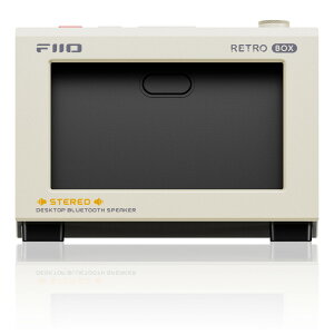 FiiO RETRO BOX White�yFIIO JM21�^M21�^M33�V���[�Y��p�f�X�N�g�b�vBluetooth�X�s�[�J�[�z