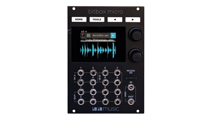 楽天市場】1010MUSIC Bitbox Micro Black Edition - Compact Sampling 