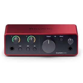 Focusrite(フォーカスライト) Scarlett Solo 4th Gen
