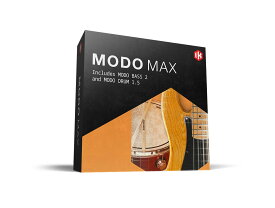 IK Multimedia MODO MAX DL版【※シリアルメール納品】【DTM】【ベース音源】【ドラム音源】